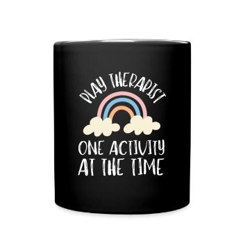 Play Therapist - Recreational Therapy Therapist RT - Tasse einfarbig - Schwarz - Vorne