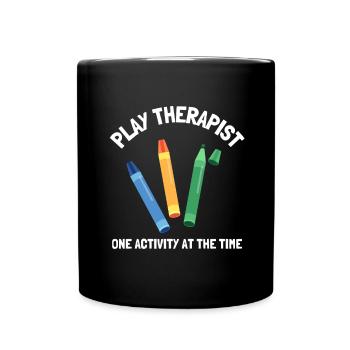 Play Therapist - Recreational Therapy Therapist RT - Tasse einfarbig - Schwarz - Vorne