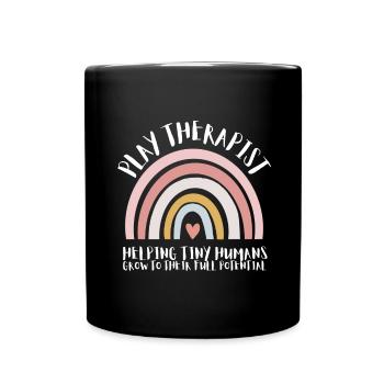 Play Therapist - Recreational Therapy Therapist RT - Tasse einfarbig - Schwarz - Vorne