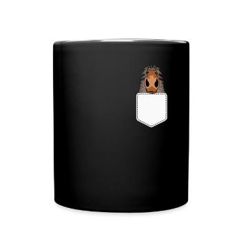 Shetland Pony Riding Shetland Pony Shetty - Full Colour Mug - black - Front