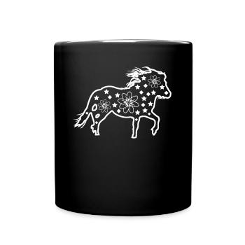 Poney Shetland Shetlandpony - Mug uni - noir - Devant
