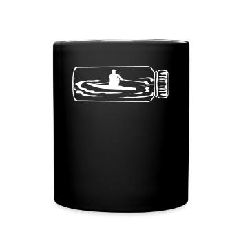 Kanu Ruderboot Ruderer Rudern Rudersport - Tasse einfarbig - Schwarz - Vorne