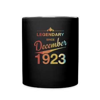 100 Birthday Legendary December 1923 Volume 23 - Full Colour Mug - black - Front