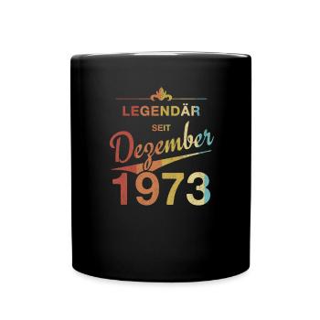 50e anniversaire Légendaire Décembre 1973 Volume 73 - Mug uni - noir - Devant