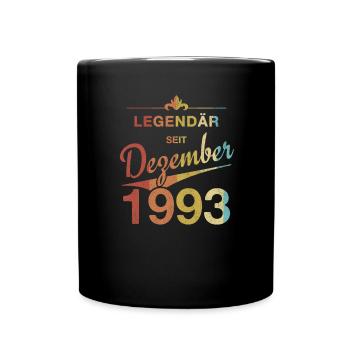 30th Birthday Legendary December 1993 Volume 93 - Full Colour Mug - black - Front