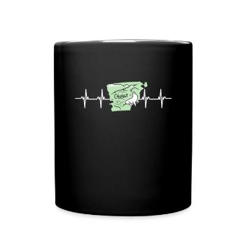 Argentina Flag Chubut - Full Colour Mug - black - Front