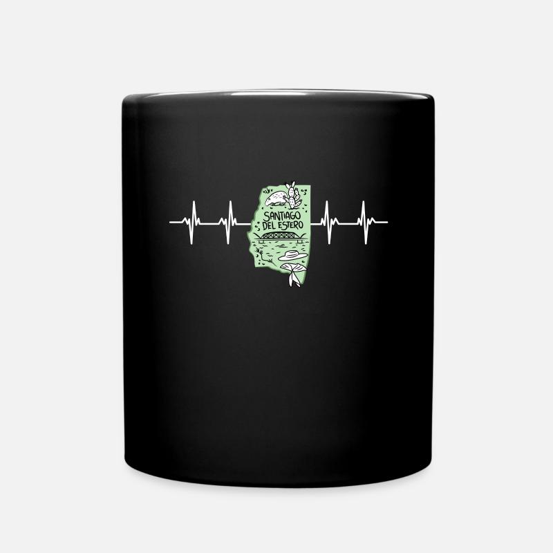 Drapeau de l’Argentine Santiago - Mug uni - noir
