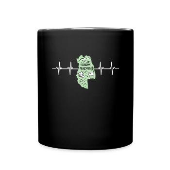 Argentina Flag Mendoza - Tasse einfarbig - Schwarz - Vorne