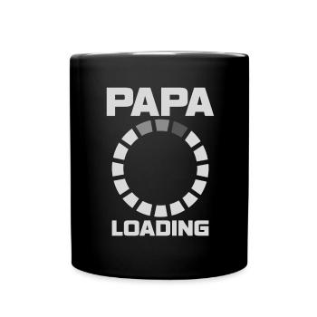 Grossesse 2024 - Futur père - Papa - Mug uni - noir - Devant