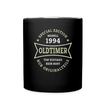 30. Geburtstag Jahrgang 1994 Oldtimer 30 Jahre - Tasse einfarbig - Schwarz - Vorne