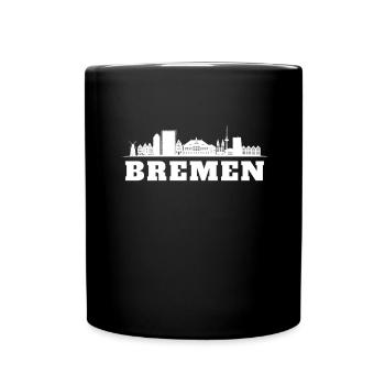 Bremen Town Musicians - Tasse einfarbig - Schwarz - Vorne