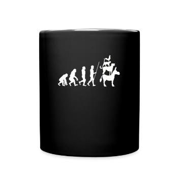 Bremen Town Musicians - Tasse einfarbig - Schwarz - Vorne