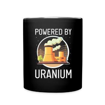 Kernenergie Spruch für Kernenergie - Tasse einfarbig - Schwarz - Vorne