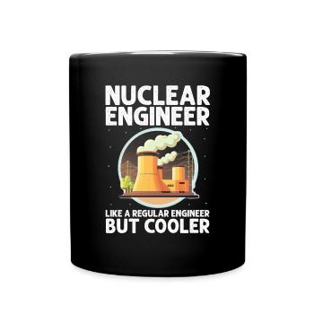 Nuklearingenieur für Kernkraftwerk und Kernenergie - Tasse einfarbig - Schwarz - Vorne