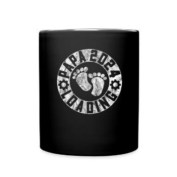 Father-to-be - Dad 2024 loading - Full Colour Mug - black - Front
