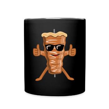 Döner sunglasses kebab kebab - Full Colour Mug - black - Front