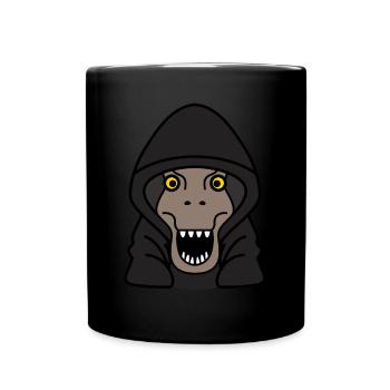 Tyrannosaures dinosaures - Mug uni - noir - Devant