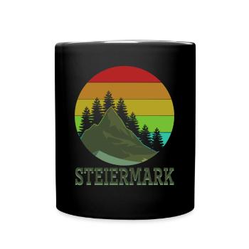 Styria Holidays - Full Colour Mug - black - Front