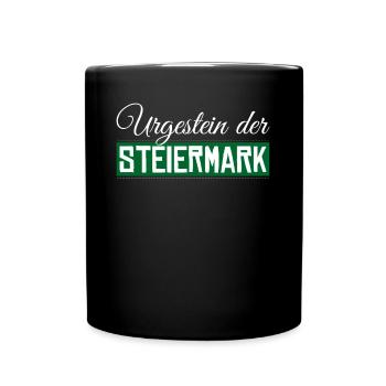Steiermark - Tasse einfarbig - Schwarz - Vorne
