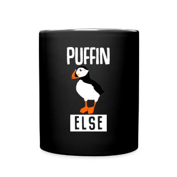Puffin Joke Puffins Puffins - Full Colour Mug - black - Front