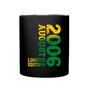 2006 August Limited Edition 17th Birthday Outfit - Full Colour Mug - black - Front