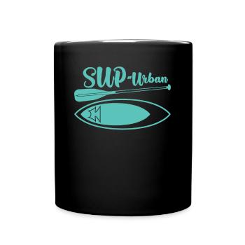 Sports nautiques de pagayage debout - Mug uni - noir - Devant