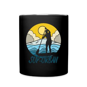 SUP-Board - Tasse einfarbig - Schwarz - Vorne