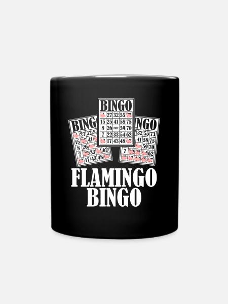 Flamingo Bingo Flamingos - Tasse einfarbig - Schwarz