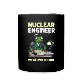 Kernenergie Spruch für Kernenergie - Tasse einfarbig - Schwarz - Vorne