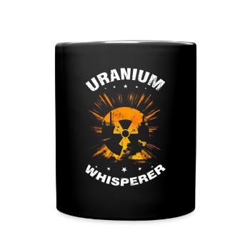 Nuklearplan Design für Kernenergie und Kernkraft - Tasse einfarbig - Schwarz - Vorne