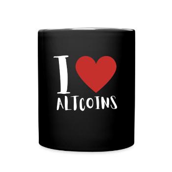 Altcoin Traders - Tasse einfarbig - Schwarz - Vorne