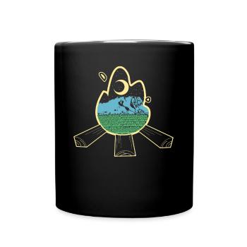 Zugspitze Hiking - Full Colour Mug - black - Front