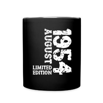 1954 August Limited Edition 69th Birthday Outfit - Full Colour Mug - black - Front