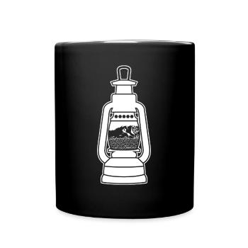 Zugspitze Hiking Mountaineering Hike - Full Colour Mug - black - Front