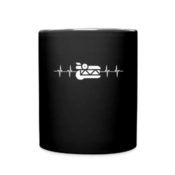 Aztec Calendar - Quetzalcoatl - Full Colour Mug - black - Front