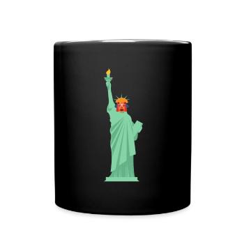 Aztec Calendar - Quetzalcoatl - Full Colour Mug - black - Front