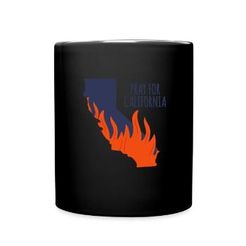 California This Place - Tasse einfarbig - Schwarz - Vorne
