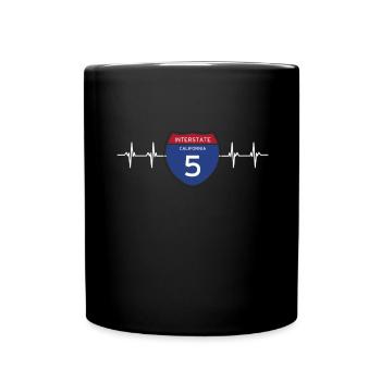 California This Place - Full Colour Mug - black - Front