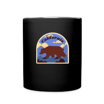 California This Place - Tasse einfarbig - Schwarz - Vorne