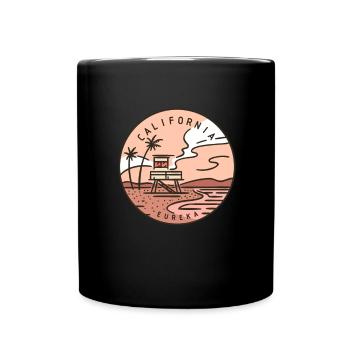 California This Place - Full Colour Mug - black - Front