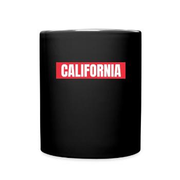 California This Place - Tasse einfarbig - Schwarz - Vorne