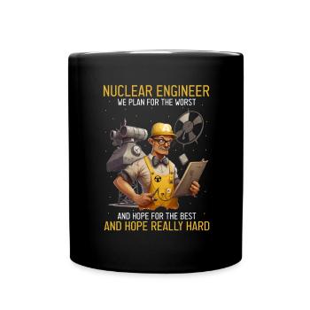 Kernenergie Design für Erneuerbare Kernenergie - Tasse einfarbig - Schwarz - Vorne