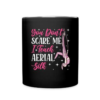 Aerial Silk Akrobatik Circus Aerialist - Tasse einfarbig - Schwarz - Vorne