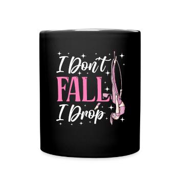 Aerial Silk Akrobatik Circus Aerialist - Tasse einfarbig - Schwarz - Vorne