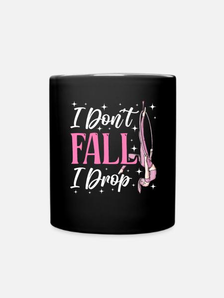 Aerial Silk Akrobatik Circus Aerialist - Tasse einfarbig - Schwarz