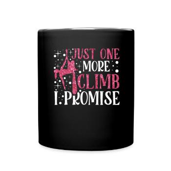 Acrobatie aérienne sur soie Cirque Acrobatique - Mug uni - noir - Devant