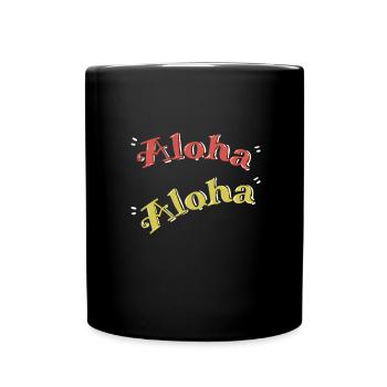 Waikiki Honolulu Island - Full Colour Mug - black - Front