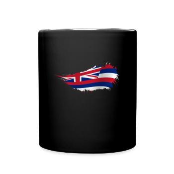 Waikiki Honolulu Island - Full Colour Mug - black - Front