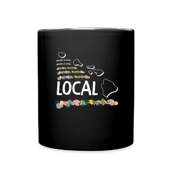 Waikiki Honolulu Island - Full Colour Mug - black - Front