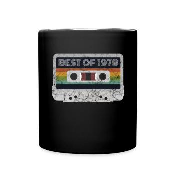 Millésime 1978 | Le meilleur de 1978 | 1978 Musique rétro - Mug uni - noir - Devant